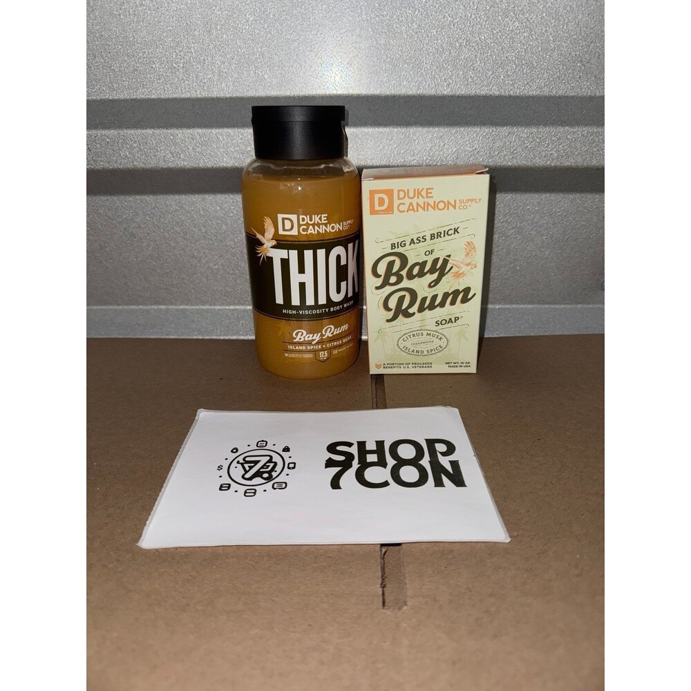 Duke Cannon Bodywash and Soap Bar Bay Rum